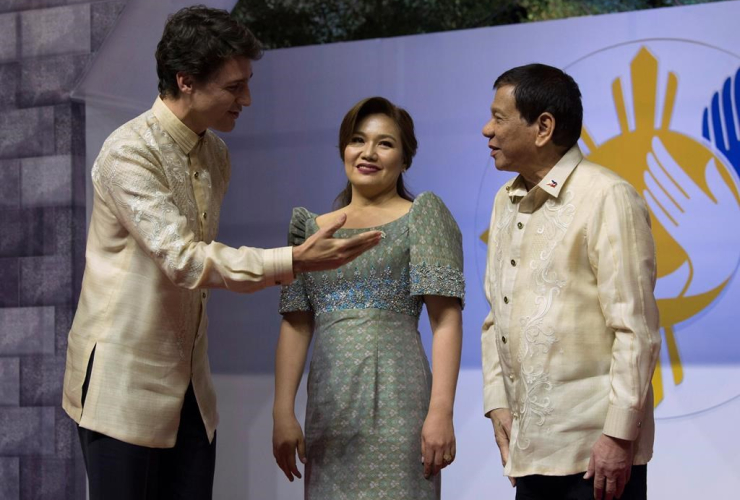 Canadian Prime Minister, Justin Trudeau, Philippine President Rodrigo Duterte, Honeylet Avancena, ASEAN, Manila, Philippines,