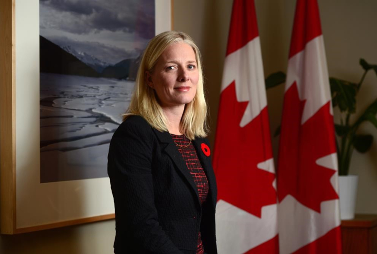 Minister of Environment and Climate Change, Catherine McKenna,