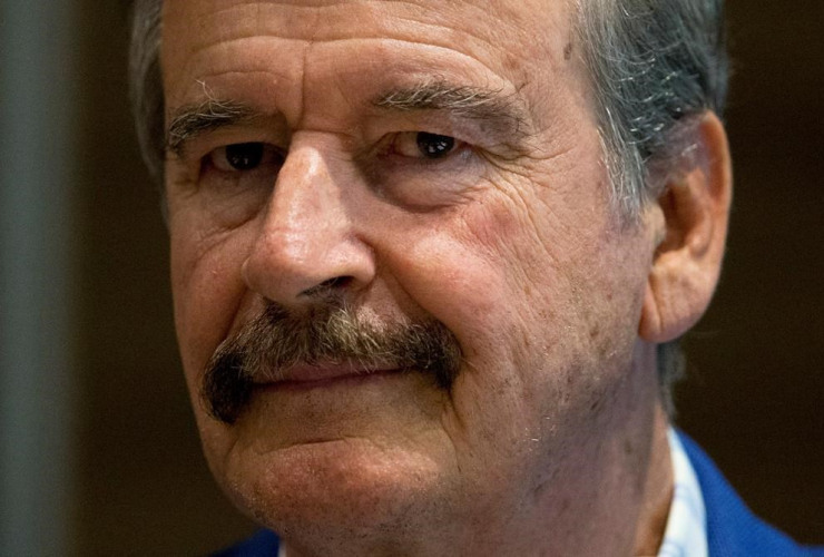 Vicente Fox, press conference, 