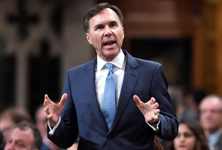 Minister of Finance Bill Morneau, Question Period, House of Commons,