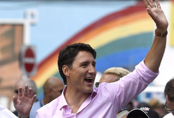 Prime Minister Justin Trudeau, Ottawa Capital, Pride parade, 