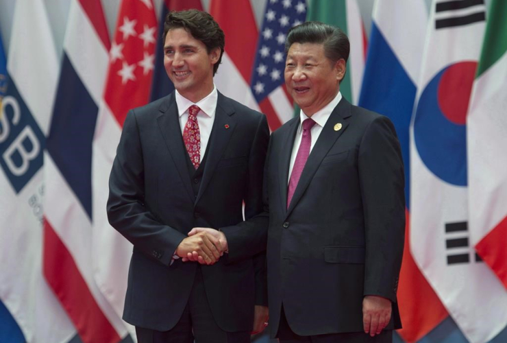 Canadian Prime Minister Justin Trudeau, Chinese President Xi Jinping, G20 Leaders Summit, Hangzhou,