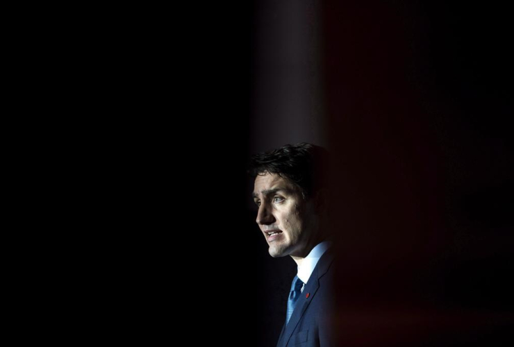 Prime Minister Justin Trudeau, press conference, Guangzhou, China,