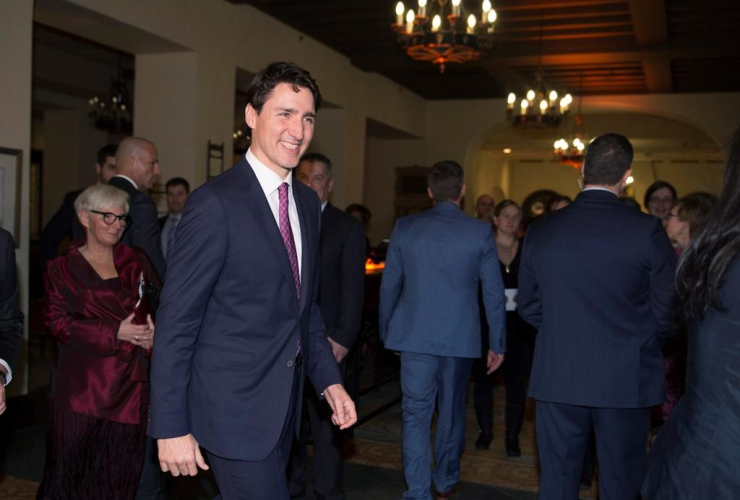 Prime Minister Justin Trudeau, Charlevoix reconnaissance, Chambre de commerce de Charlevoix, La Malbaie,