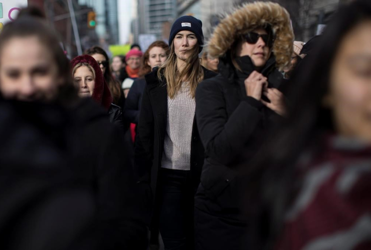 People, Women's March, Toronto,