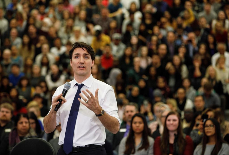 Prime Minister, Justin Trudeau, Edmonton,