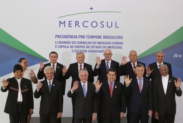 Mercosur, Associated States Summit, Heads of State, Itamaraty Palace, Brasilia, Brazil,