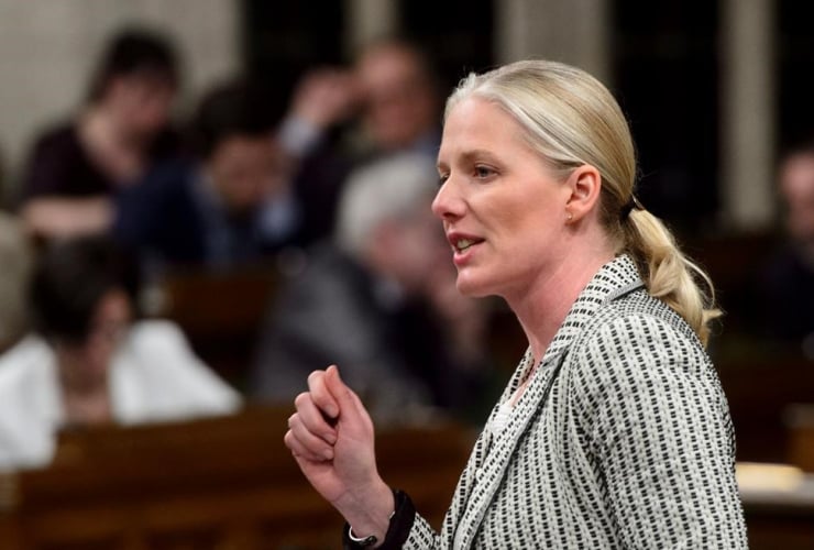 Environment and Climate Change Minister, Catherine McKenna, 