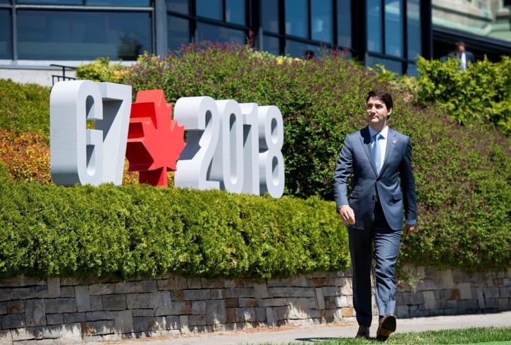 Prime Minister Justin Trudeau, G7 leaders summit, La Malbaie, Que.,