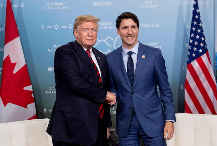Canada, Prime Minister, Justin Trudeau, U.S. President, Donald Trump, G7 leaders summit, La Malbaie, 