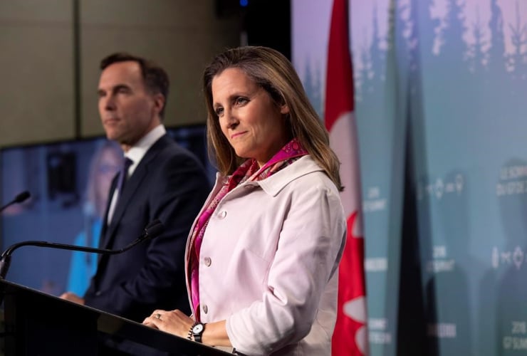 Canadian Minister of Foreign Affairs Chrystia Freeland, Minister of Finance Bill Morneau, G7 leaders summit,
