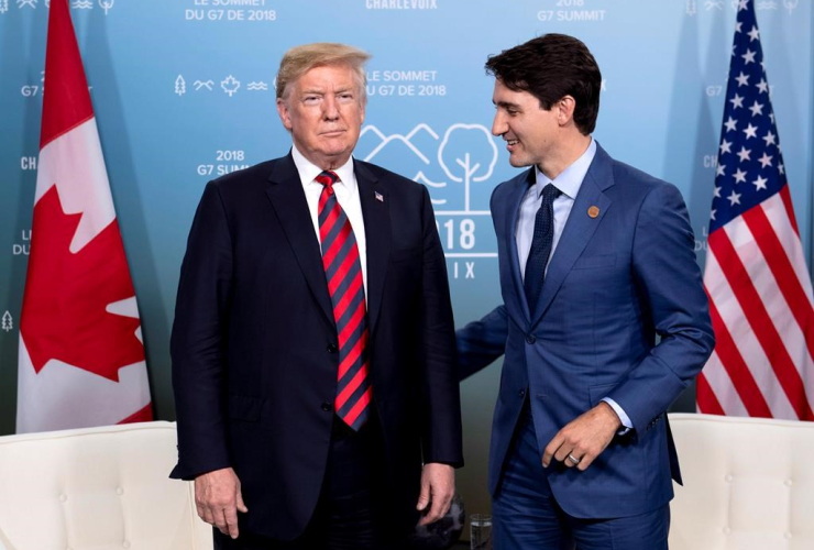 Prime Minister Justin Trudeau, U.S. President Donald Trump, G7 leaders summit, La Malbaie,