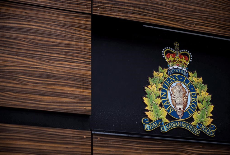 RCMP logo, Royal Canadian Mounted Police, Surrey, 