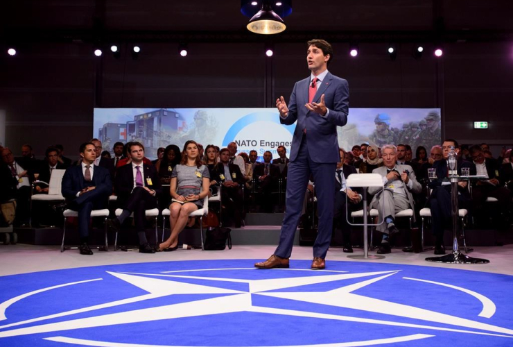 Prime Minister Justin Trudeau, NATO, NATO Summit, Brussels, Belgium,