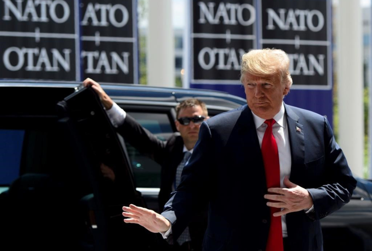 U.S. President, Donald Trump, NATO Summit, Brussels, Belgium,
