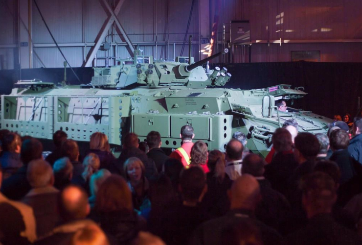 Light Armoured Vehicle, General Dynamics facility, London, 