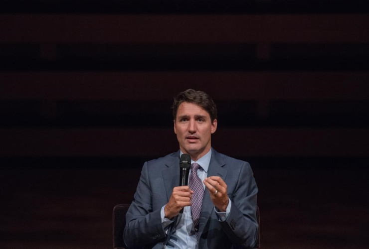 Prime Minister Justin Trudeau, Women in the World Summit, Toronto, 