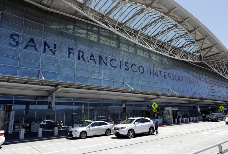 vehicles, international terminal, San Francisco International Airport, San Francisco,