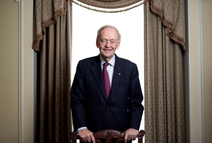 Former prime minister Jean Chretien,