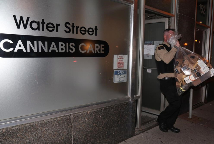 Cannabis Care, unlicensed cannabis dispensary, St. John, raided, RNC, Newfoundland and Labrador Liquor Corp,