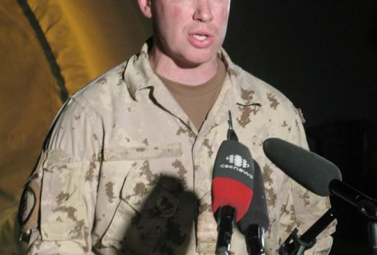 Lt.-Col. Craig Dalton, chief of staff for Task Force Kandahar, 