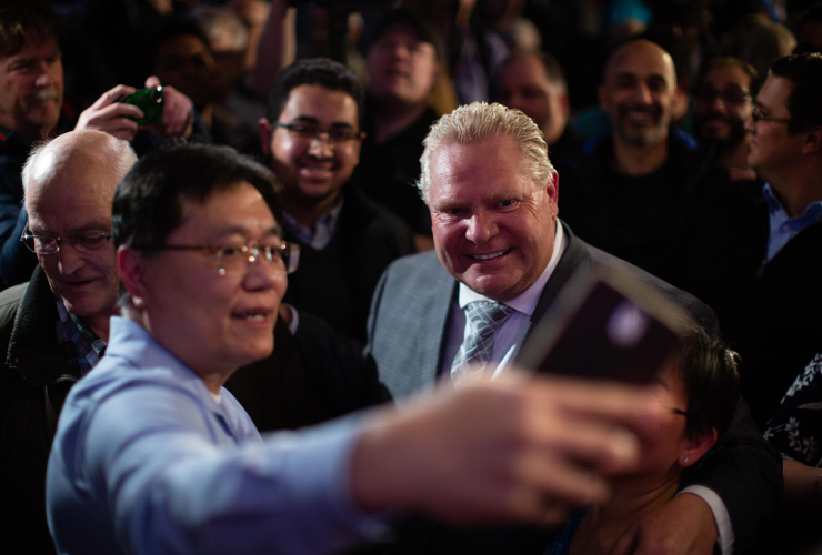 Doug Ford, selfie, Ottawa