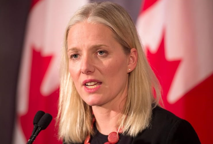 Minister of Environment and Climate Change, Catherine McKenna,
