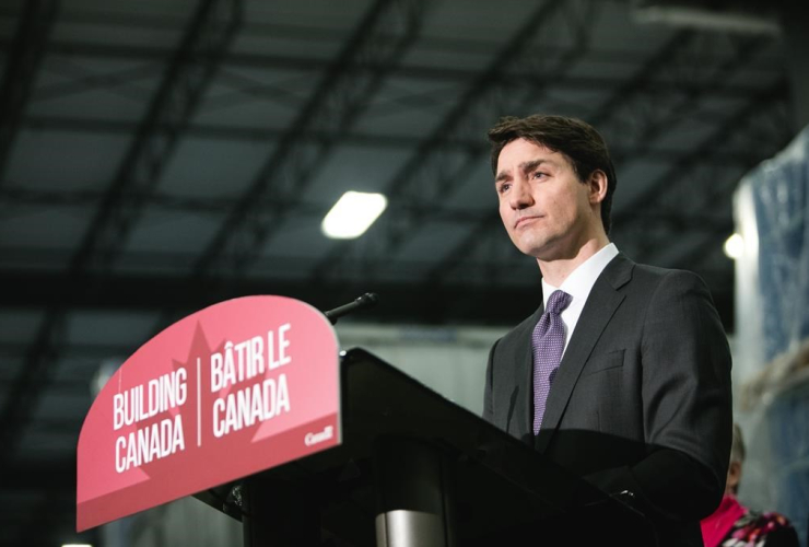 Prime Minister Justin Trudeau, Armour Transportation Systems, Dartmouth,