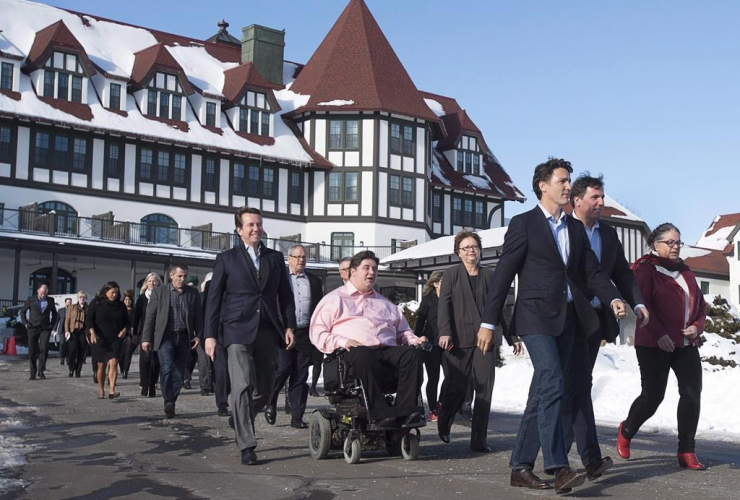 Prime Minister Justin Trudeau, media availability, Algonquin Resort, St. Andrews, 