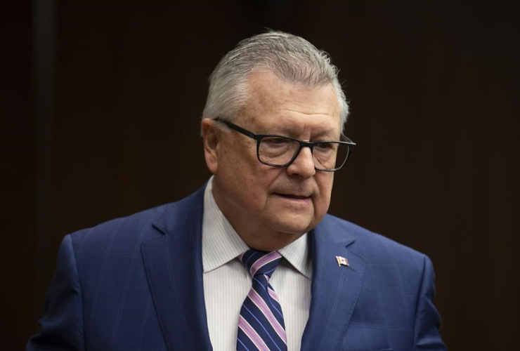 Public Safety and Emergency Preparedness Minister, Ralph Goodale,