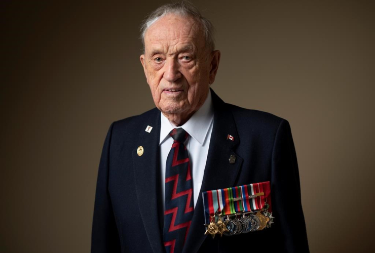 D-Day veteran Jack Commerford,