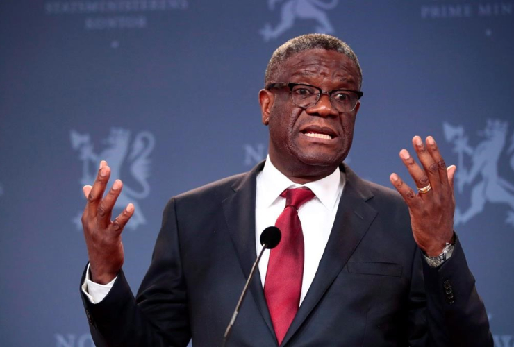 Nobel Peace Prize laureate Dr. Denis Mukwege,