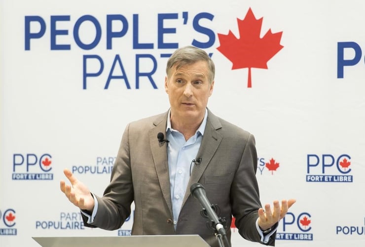 People's Party of Canada Leader Maxime Bernier,