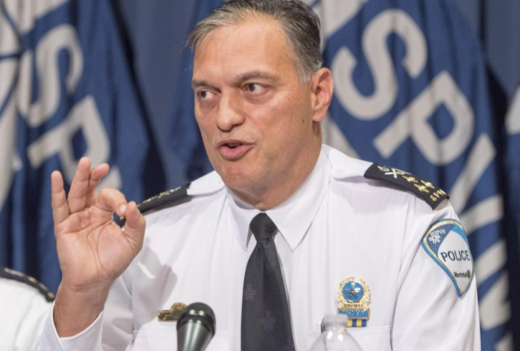Montreal Chief of Police Philippe Pichet,