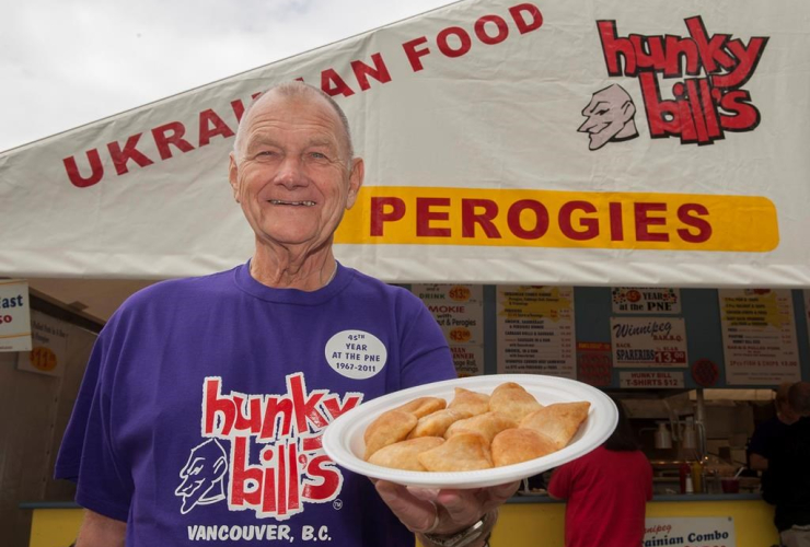 Hunky Bill, British Columbia businessman, food icon, Bill Konyk, 