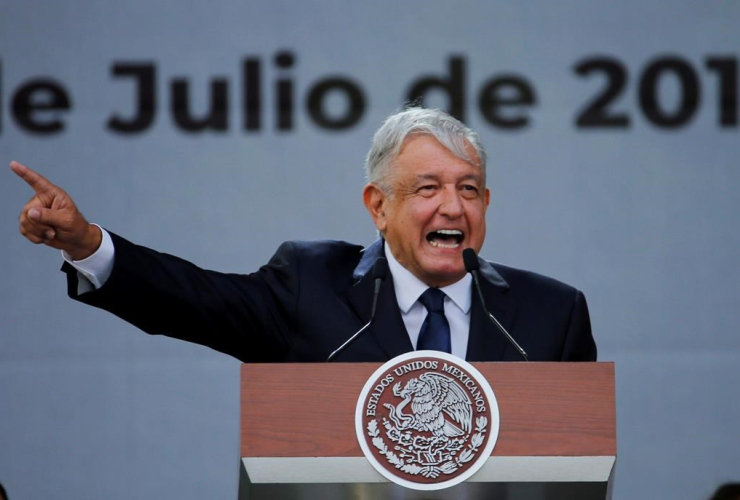 Mexico's President Andres Manuel Lopez Obrador,