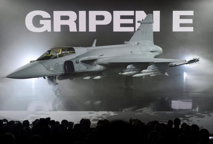 E version, Swedish JAS 39 Gripen, multi role fighter, SAAB, Linkoping, Sweden, 