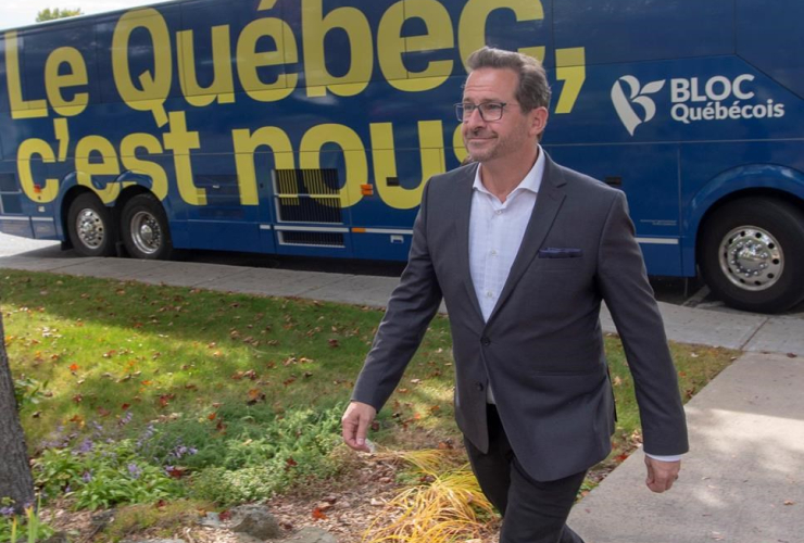 Bloc Quebecois leader Yves-Francois Blanchet,