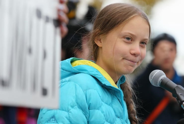 Swedish climate activist Greta Thunberg,