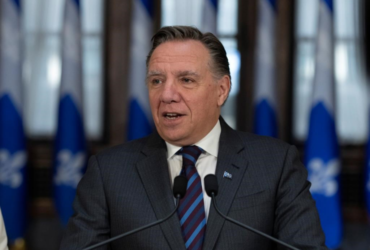 Quebec Premier Francois Legault, 