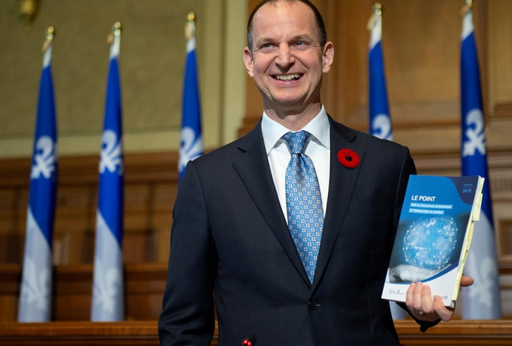 Quebec Finance Minister Eric Girard,