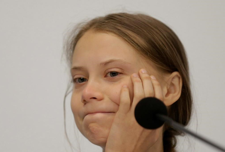 Climate activist Greta Thunberg, 