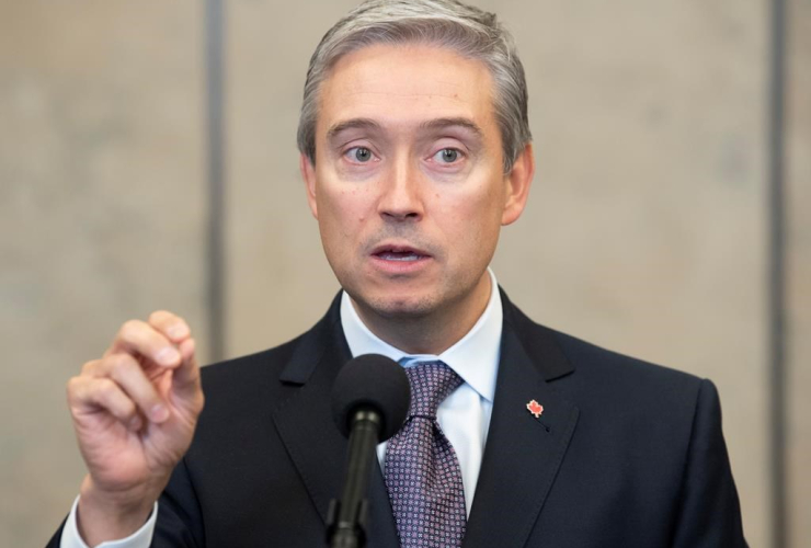 Foreign Affairs Minister Francois-Philippe Champagne,