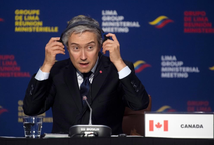 Canadian Foreign Affairs Minister Francois-Philippe Champagne,