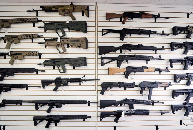 semi-automatic rifles, gun shop, Lynnwood, Wash.,