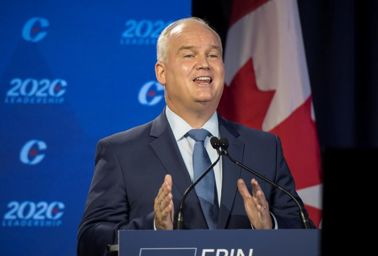 Conservative Party of Canada leadership candidate Erin O'Toole,