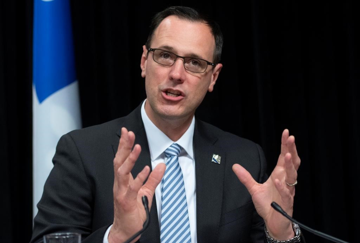 Quebec Education Minister Jean-Francois Roberge,