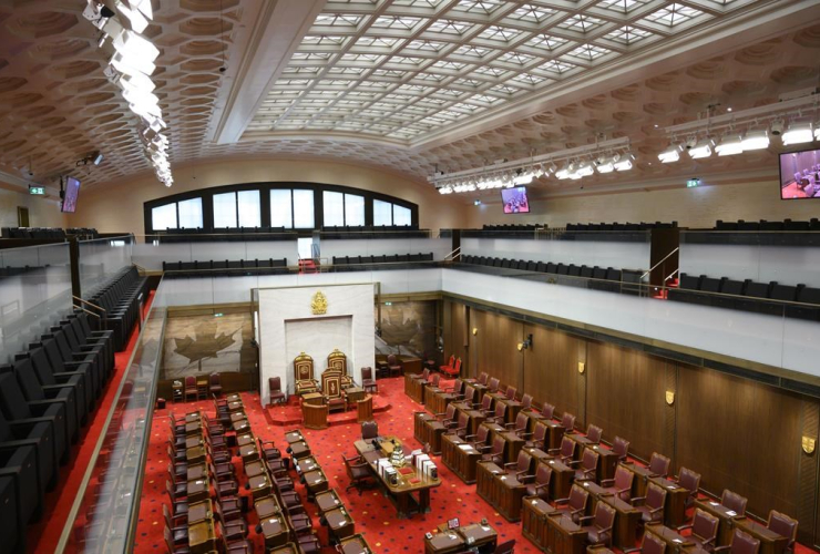 Senate of Canada building, Senate Chamber, 