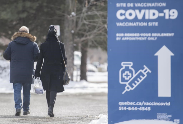 People, COVID-19 vaccination, Montreal,