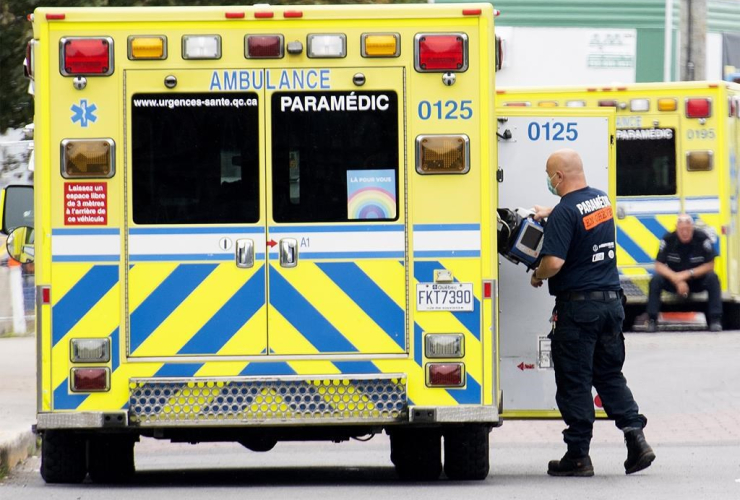 Ambulance in Montreal.